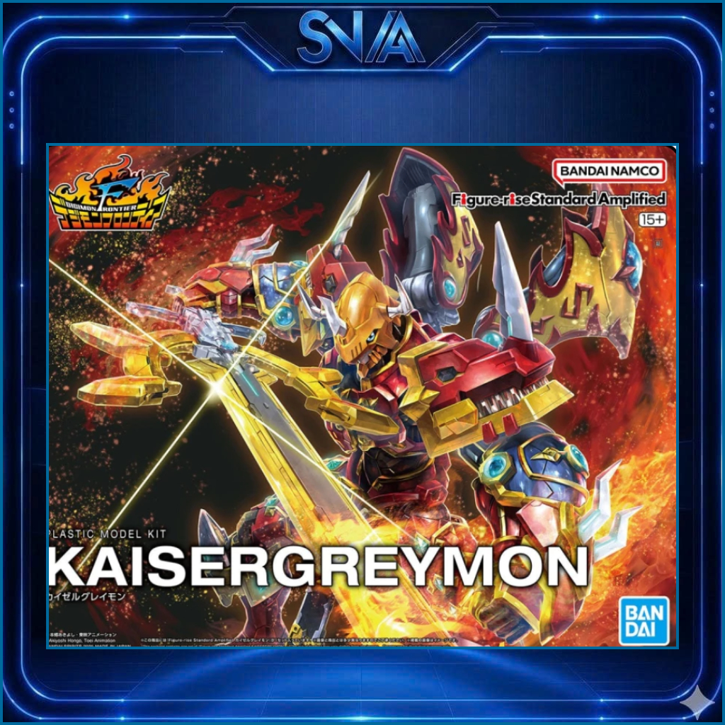 [SẴN HÀNG] Mô Hình Lắp Ráp Figure Rise Standard Amplified DIGIMON - KaiserGreymon Chính hãng Bandai