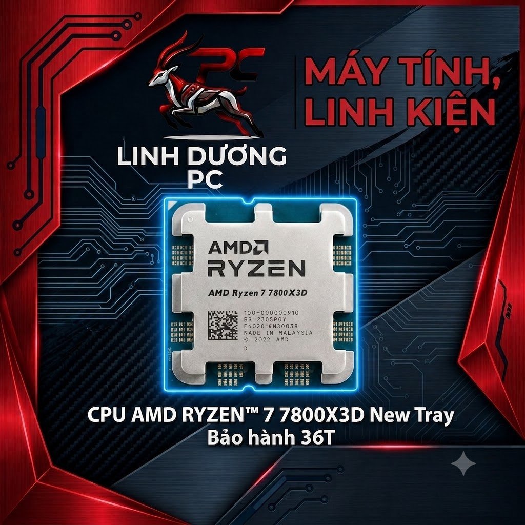 CPU AMD RYZEN 7 7800X3D