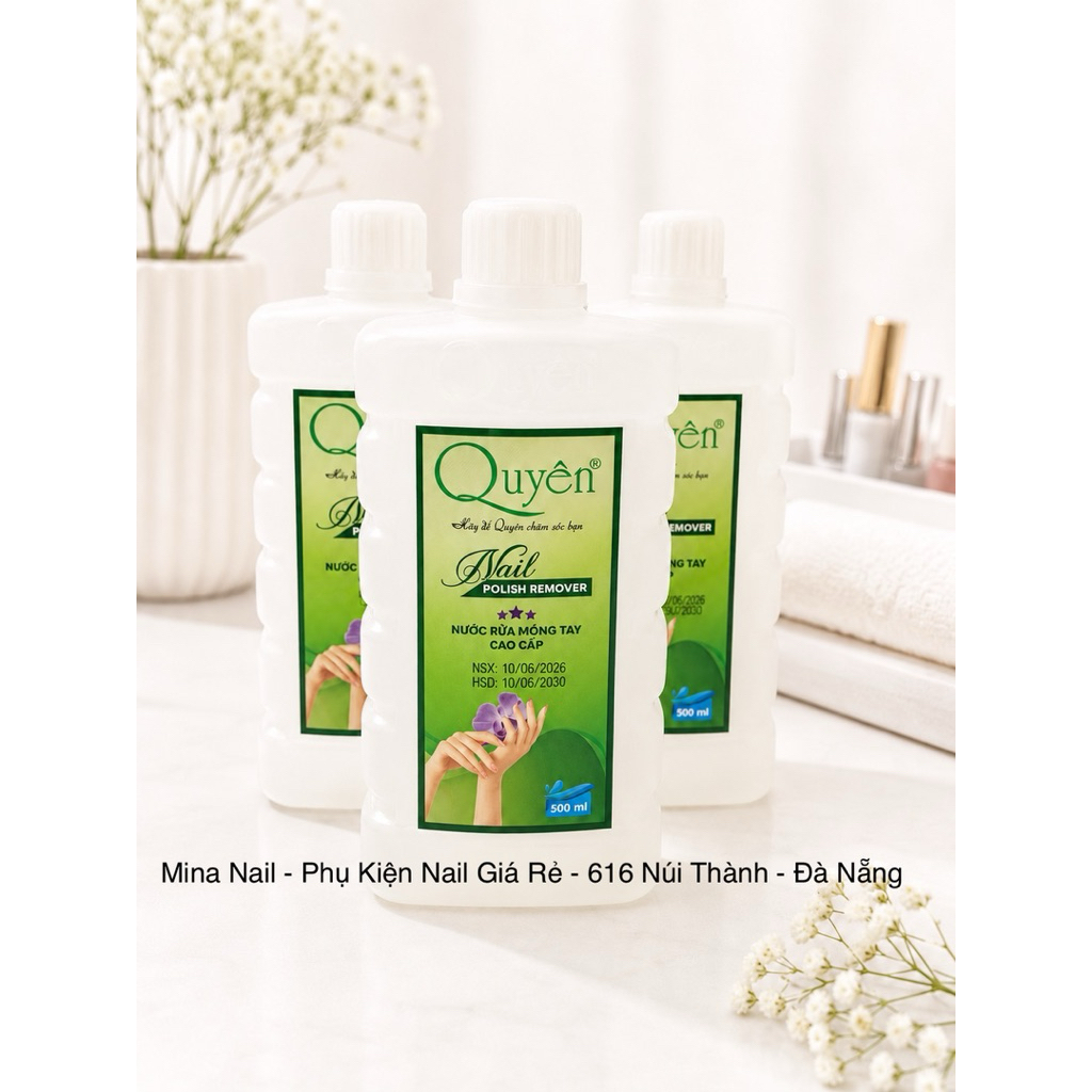 Acetone Quyên, acetone rửa móng, acetone chính hãng - mina nail