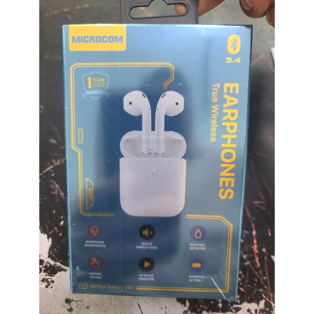 Tai nghe bluetooth v5.4 XT30 MICROCOM có mic chính hãng (tai nghe không dây)