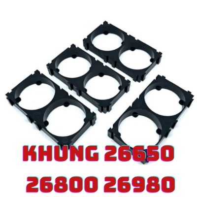 Khung đế gông cố định pin 26650 26800 26980 cho pin xe điện