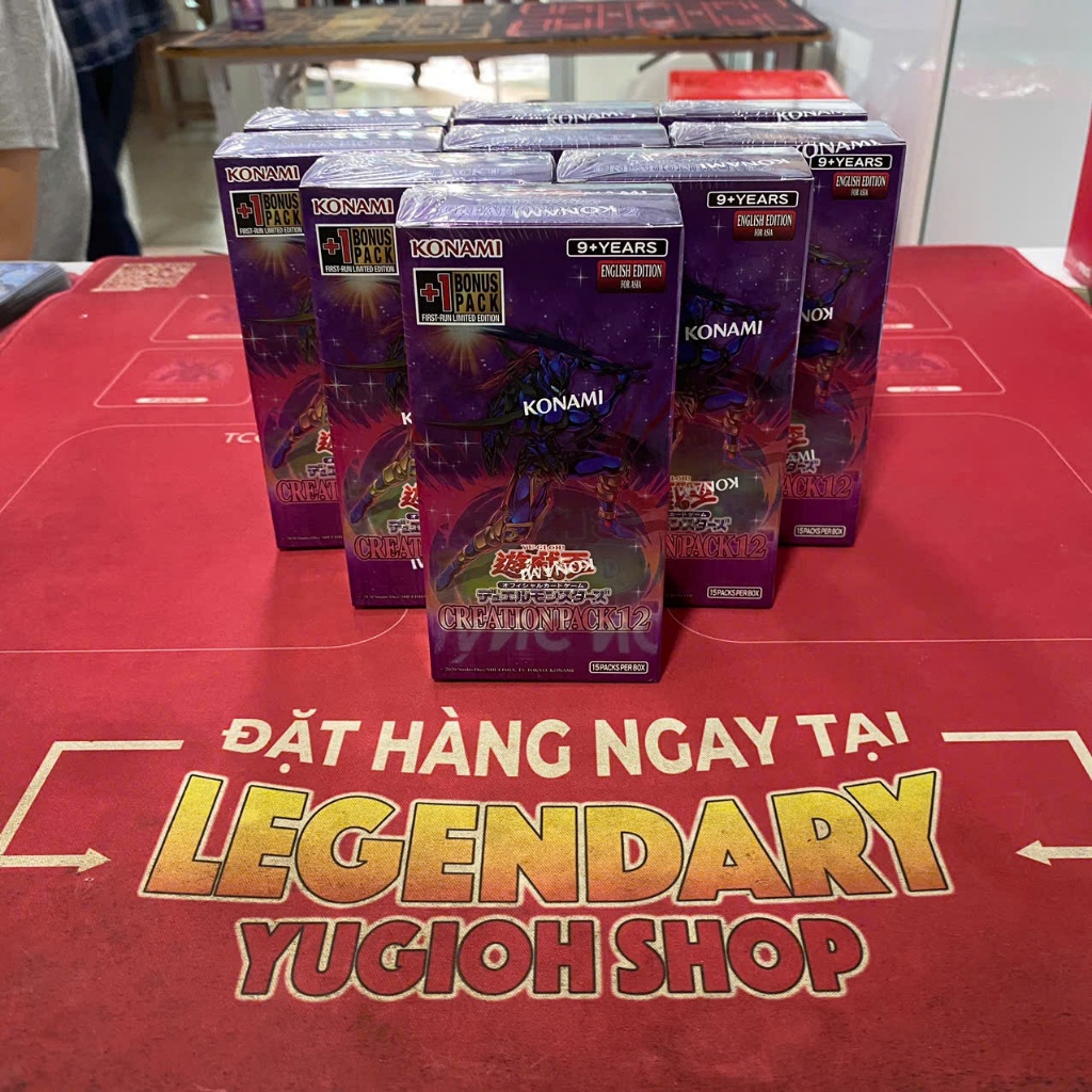 Hộp Thẻ Bài Yugioh Chính Hãng] Booster Box - Pack Yugioh Creation Pack 12 - CR12 Asian English (AE)