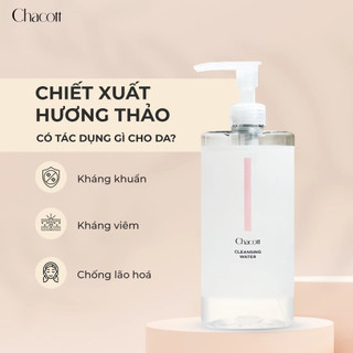 Nước Tẩy Trang Dành Cho Da Nhạy Cảm Chacott Cleansing Water 500ml