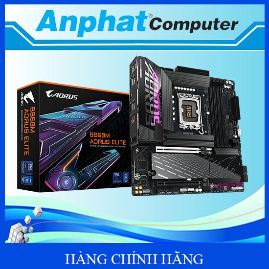 Bo Mạch Chủ Mainboard Gigabyte B860M AORUS ELITE Socket LGA 1851 - Hàng Chính Hãng