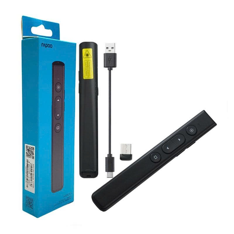 [CHÍNH HÃNG] Bút trình chiếu Rapoo XR100 Black