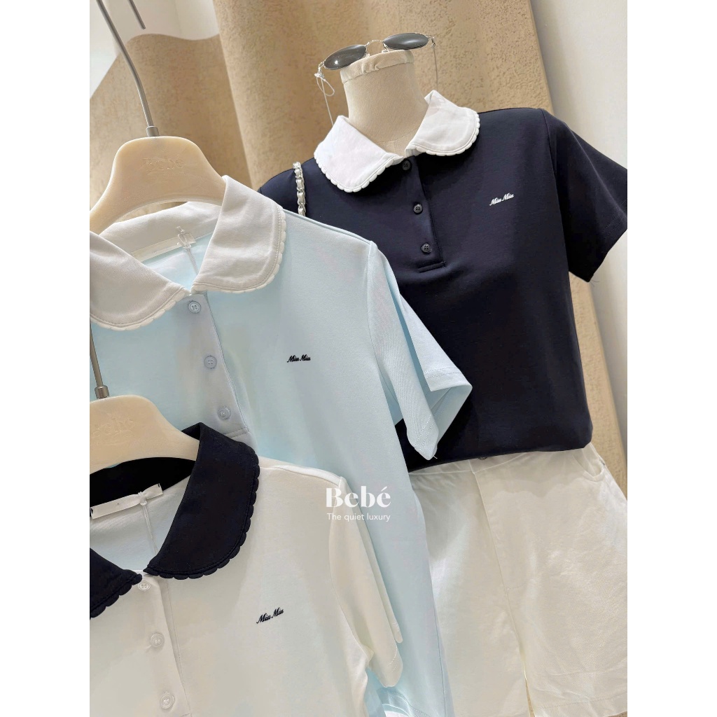 Áo polo miumiu