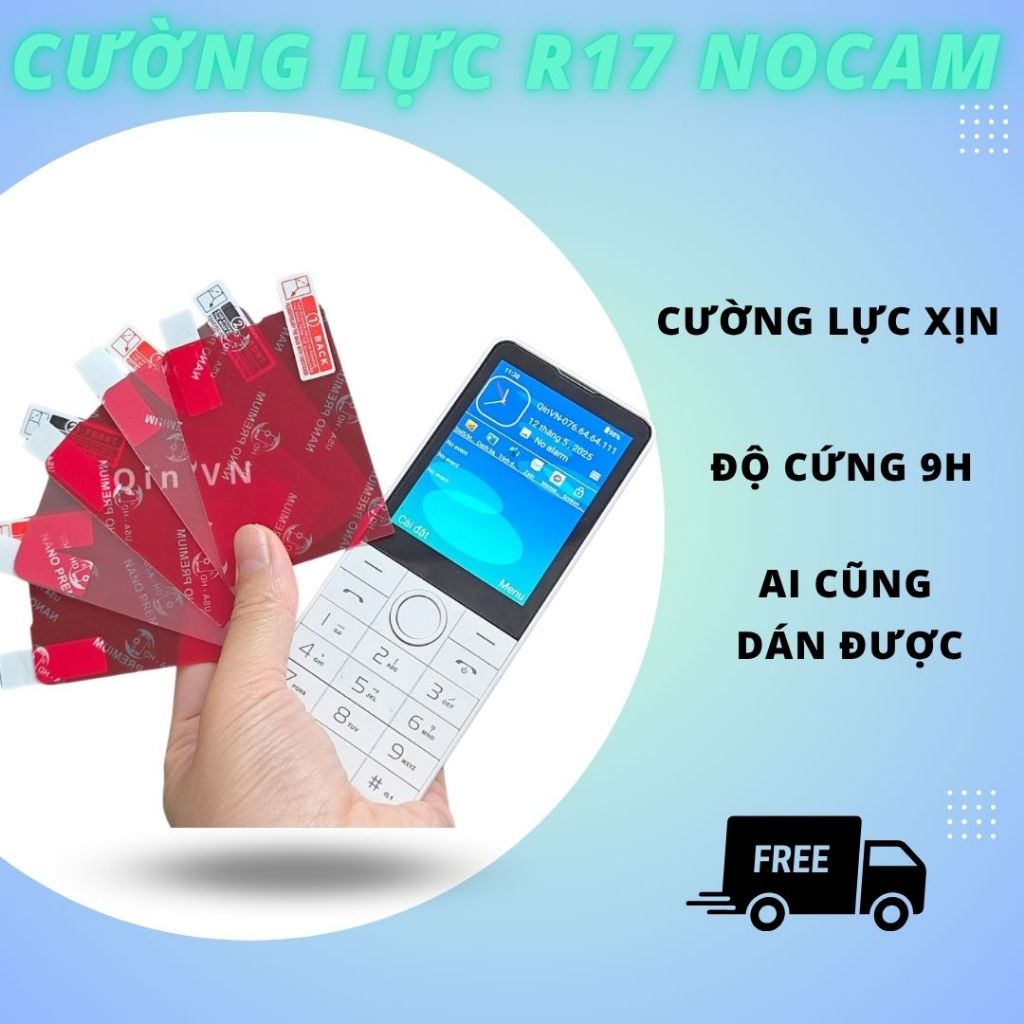 Cường lực R17 Nocam 2 Sim - Phiên bản không Camera - Doov R17 giống F22
