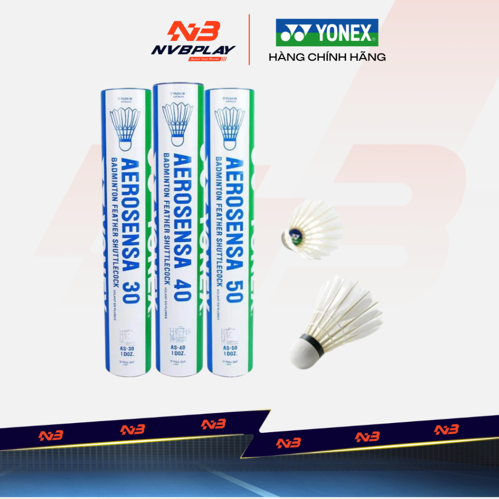 [CHÍNH HÃNG] Ống Cầu Lông Yonex Aerosensa 30/40/50 Speed 2 - Ống Cầu Lông Yonex AS30, AS40, AS50