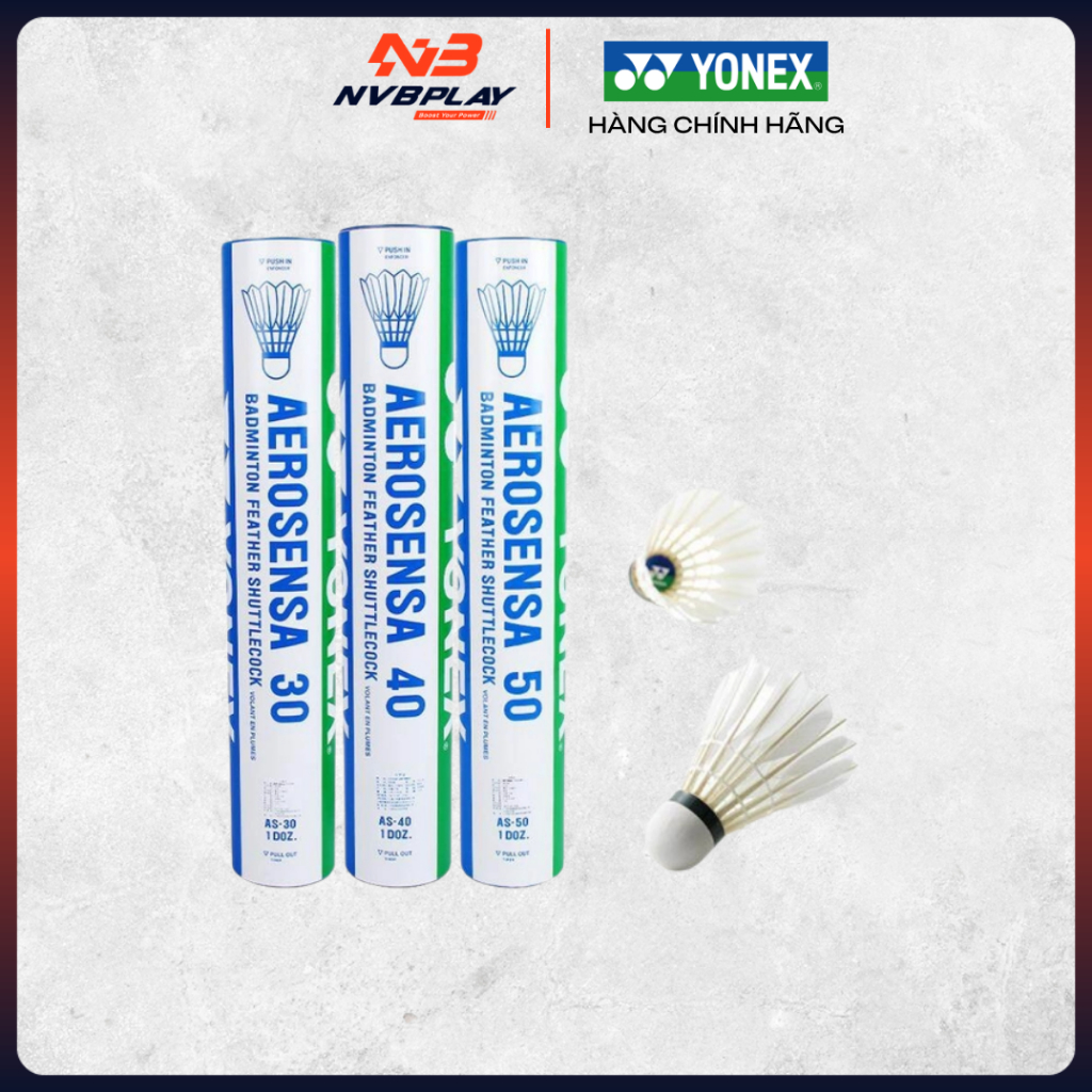 Ống Cầu Lông Yonex Aerosensa 30/40/50 Speed 2 Chính Hãng - Ống Cầu Lông Yonex AS30, AS40, AS50