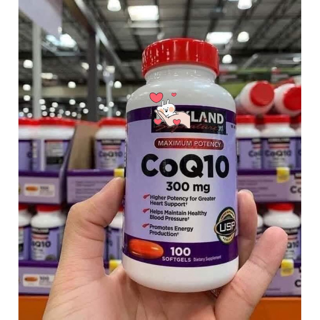 (Bill costco) Viên uống hỗ trợ tim mạch CoQ10 300mg Kirkland 100 viên