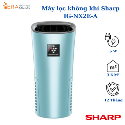 Máy Lọc Không Khí Xe Hơi Sharp IG-NX2E, Hàng Chính Hãng Bảo Hành 12 Tháng