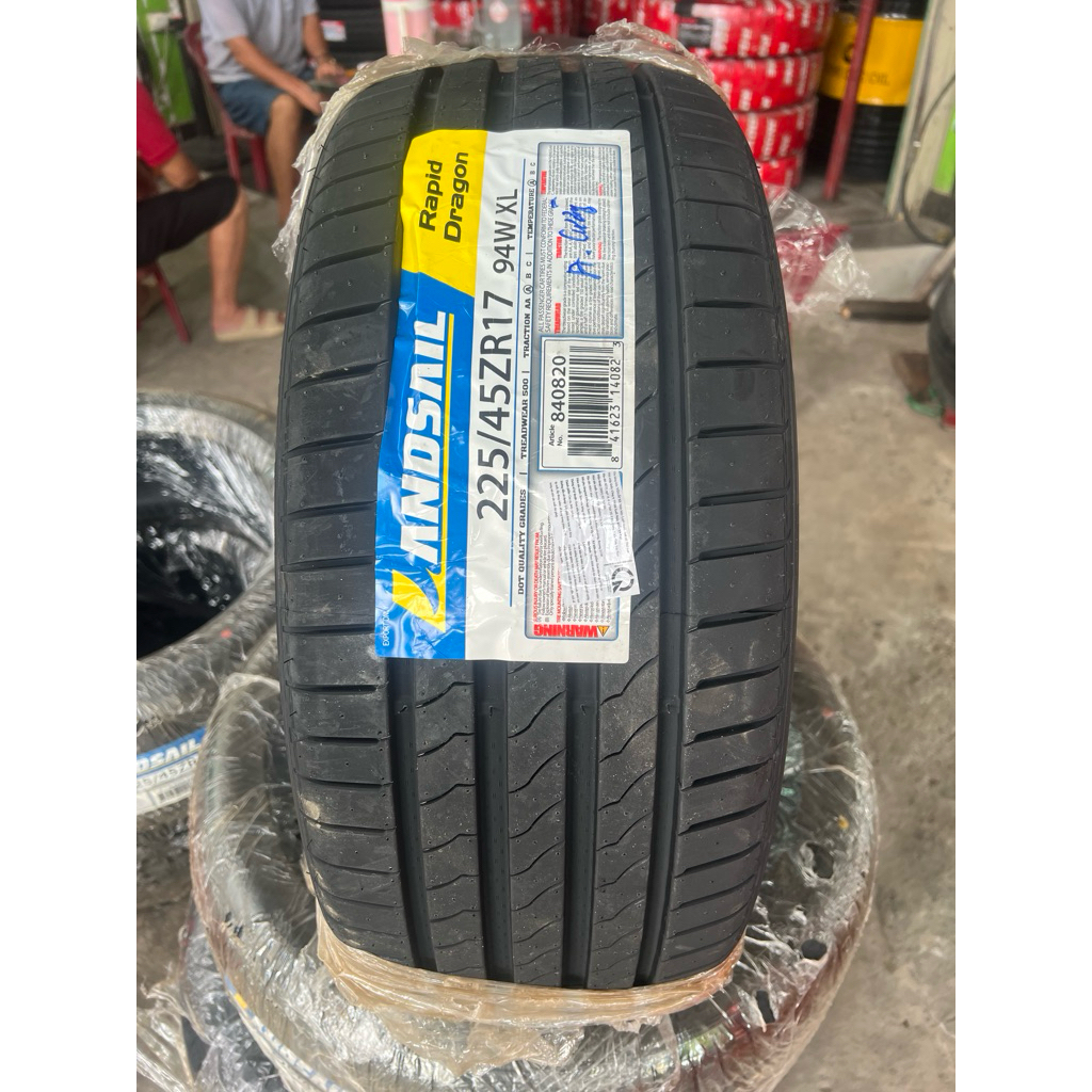 Vỏ lốp ô tô Landsail 225/45R17 94W XL Thái Lan chính hãng mới 100% date 2026