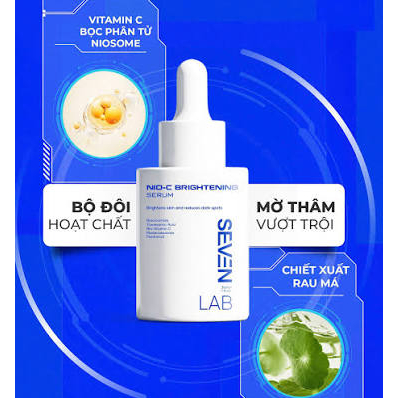 Serum dưỡng trắng da mặt nam giới Nio-Vitamin C SEVENLAB dưỡng sáng, mờ thâm vượt trội 3