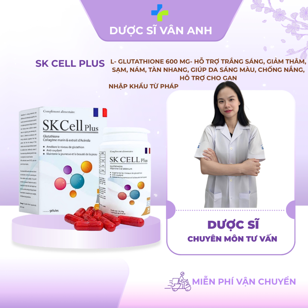 [ CHÍNH HÃNG] VIÊN UỐNG TRẮNG SÁNG DA SK CELL PLUS LỌ 30 viên