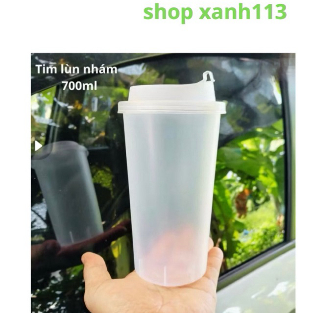 💔🌻50 ly (lùn 700ml nhám) kèm nắp hottrend💅🏻