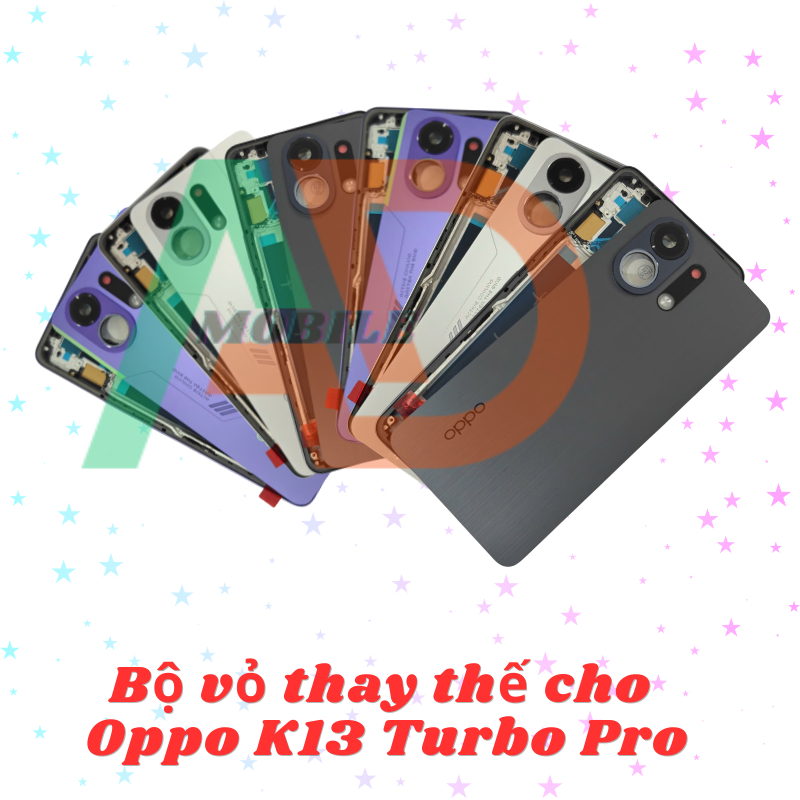 AD Bộ vỏ Oppo K13 Turbo Pro bao gồm sườn, lưng , kính cam , khay sim ( oppo k13 turbo pro ) )
