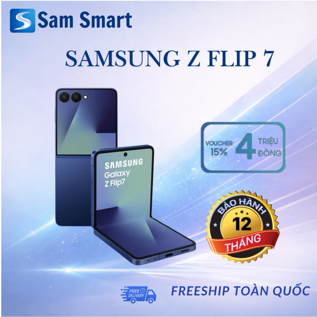 [Hàng Cũ VN Fullbox] Điện Thoại Samsung Galaxy Z Flip 7 Chính Hãng 12/256GB - Bảo Hành 6 Tháng Toàn 