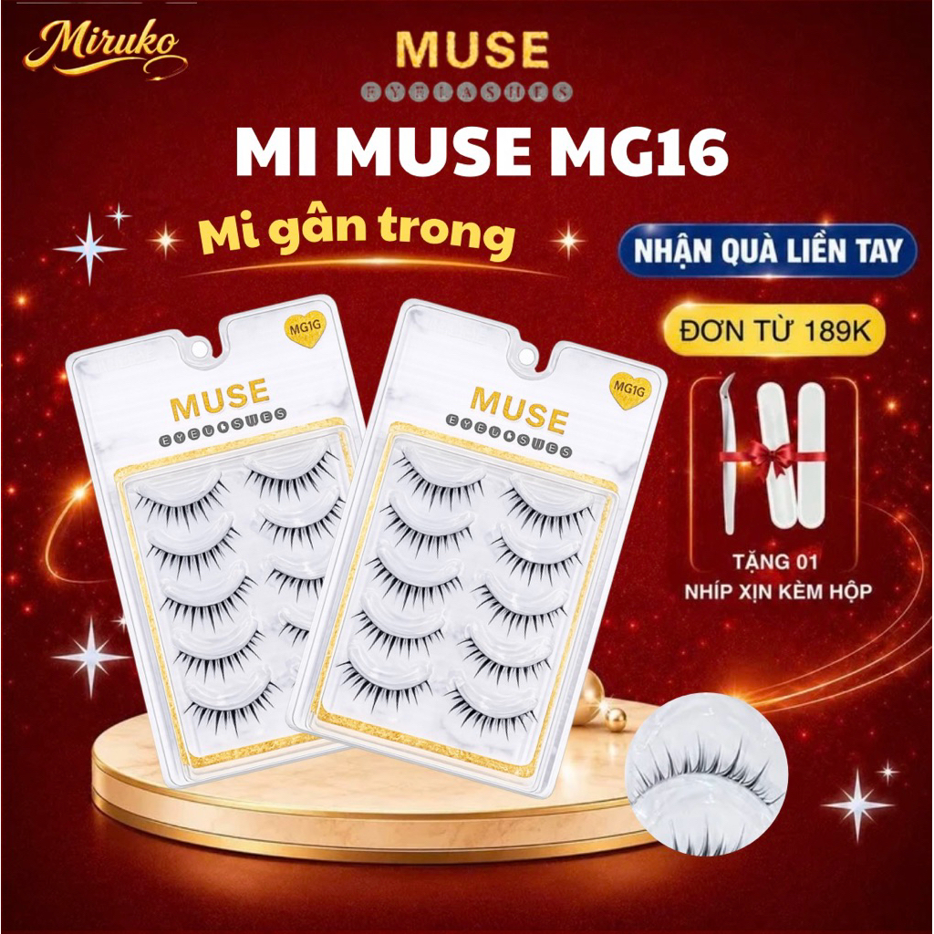 Mi MUSE Gân Trong MG16 - Sợi Mi Tự Nhiên, Dễ Sử Dụng | Miruko