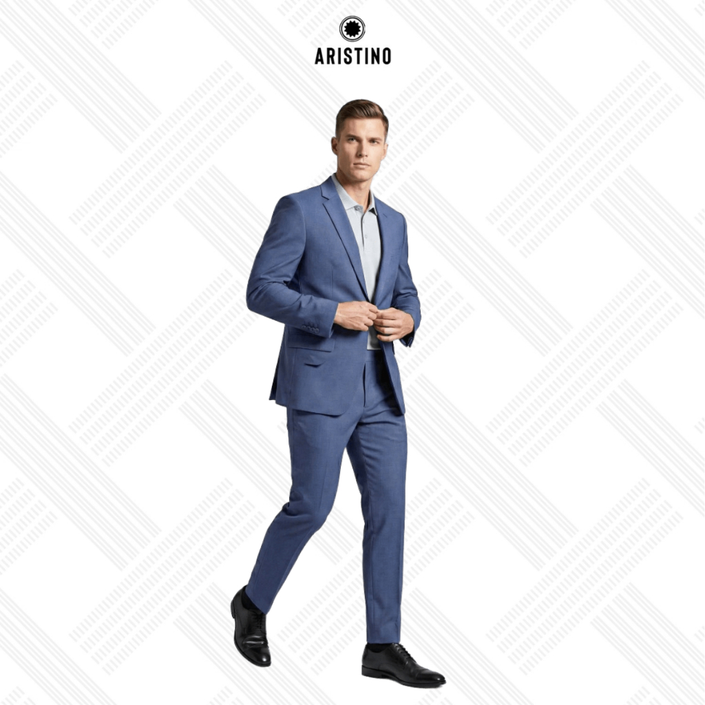 ARISTINO Bộ Suits Nam Premio ASUR01 Vest Nam Cao Cấp Form Premio Lịch Lãm Sang Trọng