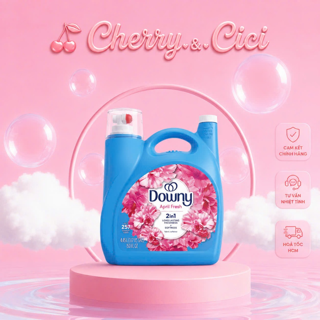 Nước Xả Vải Downy Soft April Fresh 2in (Mỹ)