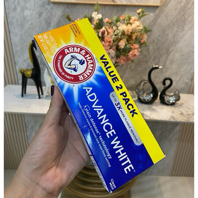 Set 2 hộp kem đánh răng Arm&Hammer Advance White Extreme Whitening 170g