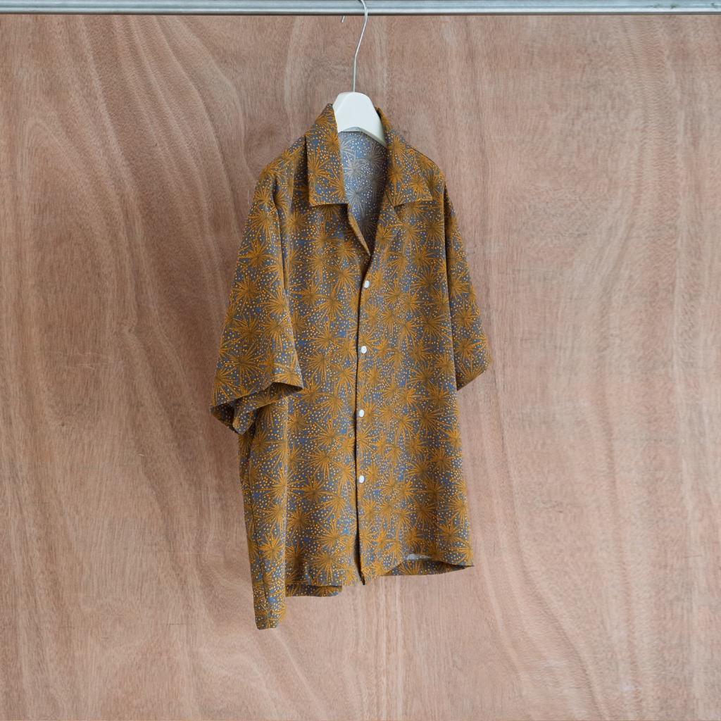 Áo sơmi cuban dáng boxy hoạ tiết UNCLÉ Sunpam Cuban Shirt