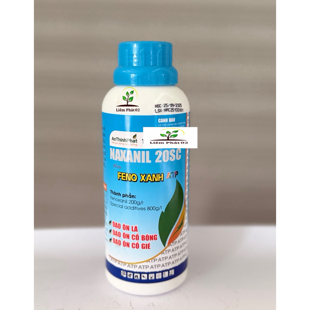 1 chai phân bón phun qua lá FENO XANH ATP (NAXANIL 20SC) dung tích 450ml của An thịnh phát