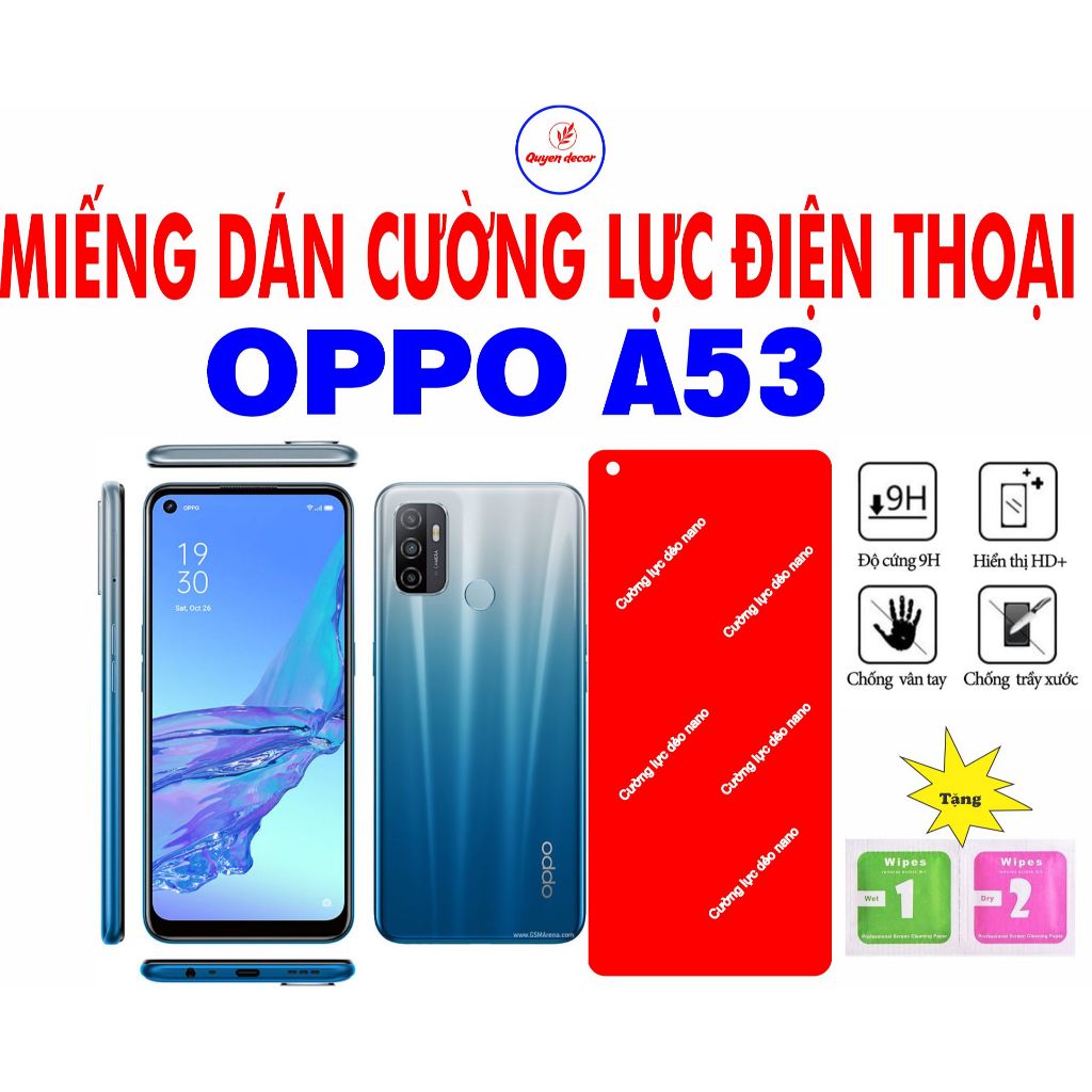 Cường lực dẻo cho điện thoại OPPO A53