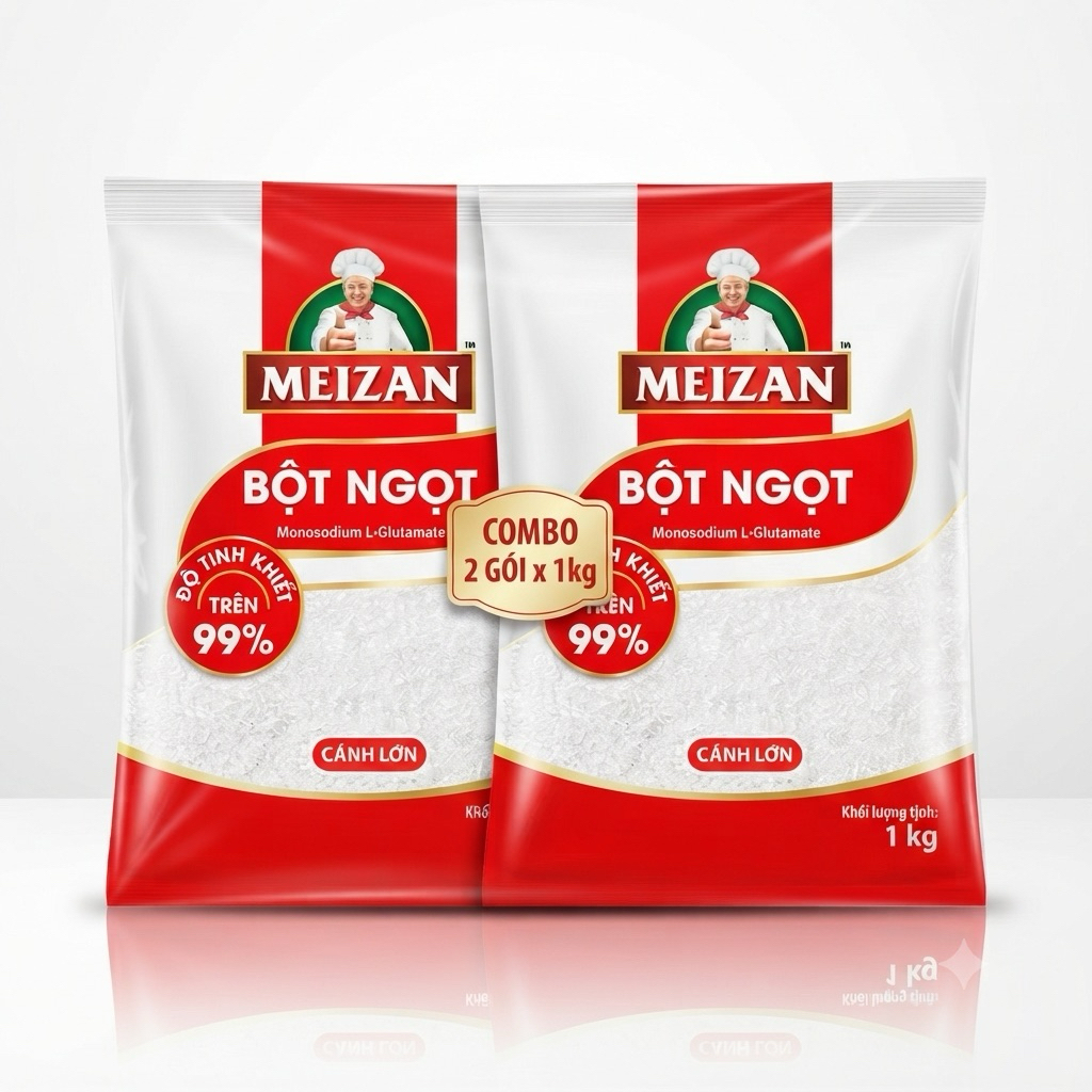 Combo 2 bịch bột ngọt Meizan 1kg