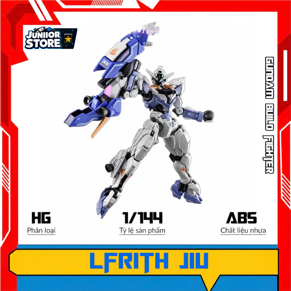 Mô Hình Lắp Ráp LFRITH JIU HG 1/144 Nhựa ABS, Kèm Vũ Khí, Khớp Cử Động, Trưng Bày