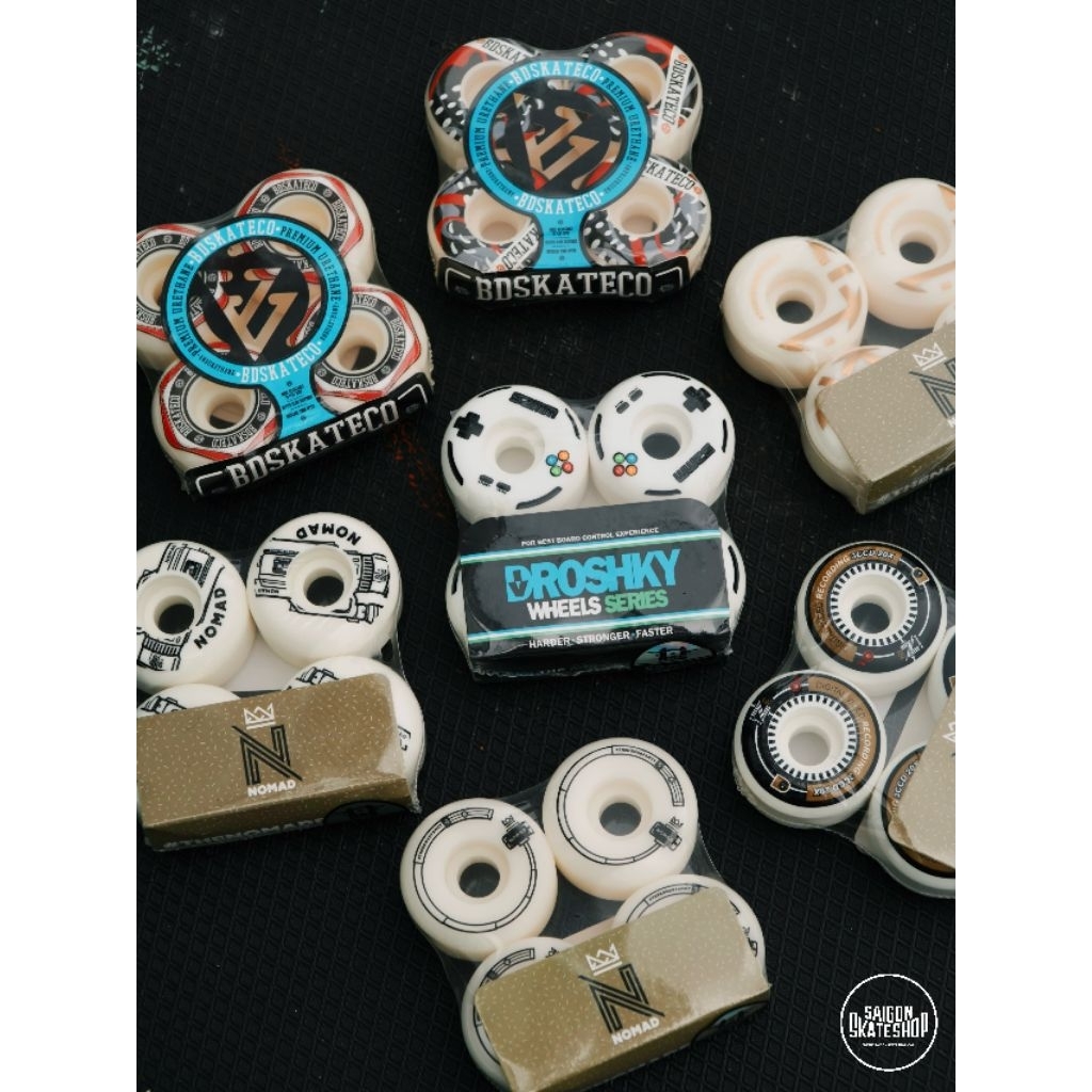 Bộ Bánh Ván Trượt Skateboard// BDSKATECO-NOMAD-DROSHKY size 52MM & 53MM// 100A & 101A