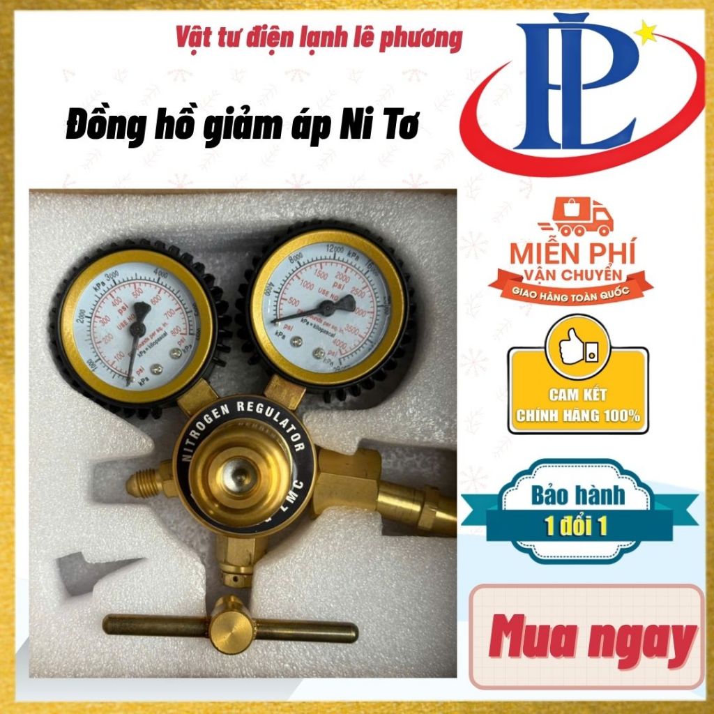 Đồng Hồ Nito Cao Cấp Chuyên Dụng Nén Nito