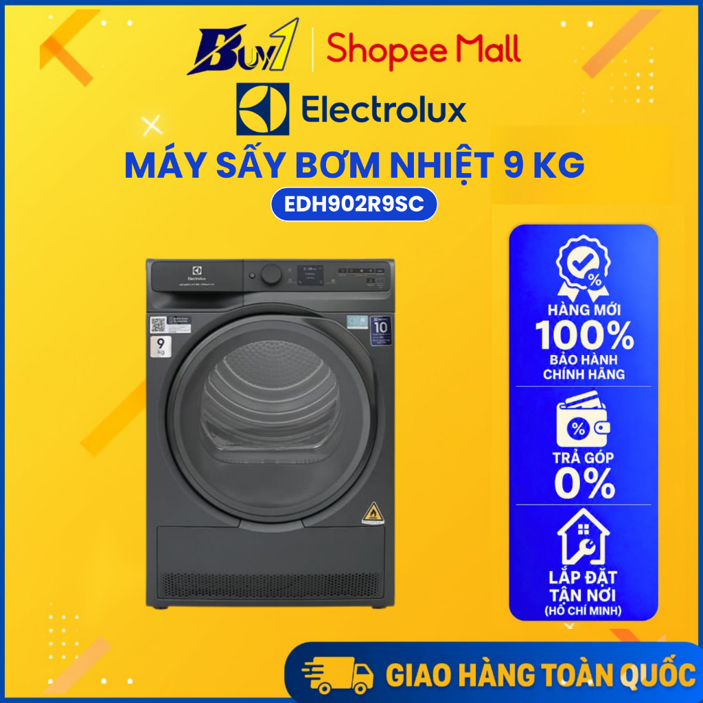 EDH902R9SC - Máy sấy bơm nhiệt Electrolux UltimateCare 9 kg EDH902R9SC - Hàng chính hãng