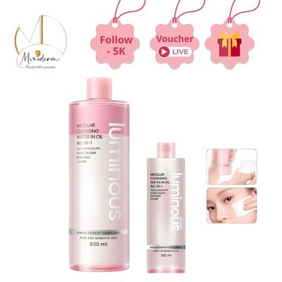 Nước tẩy trang 2 lớp Colorkey Micellar Cleansing Water In Oil All-In-1 cho mọi loại da 500ml