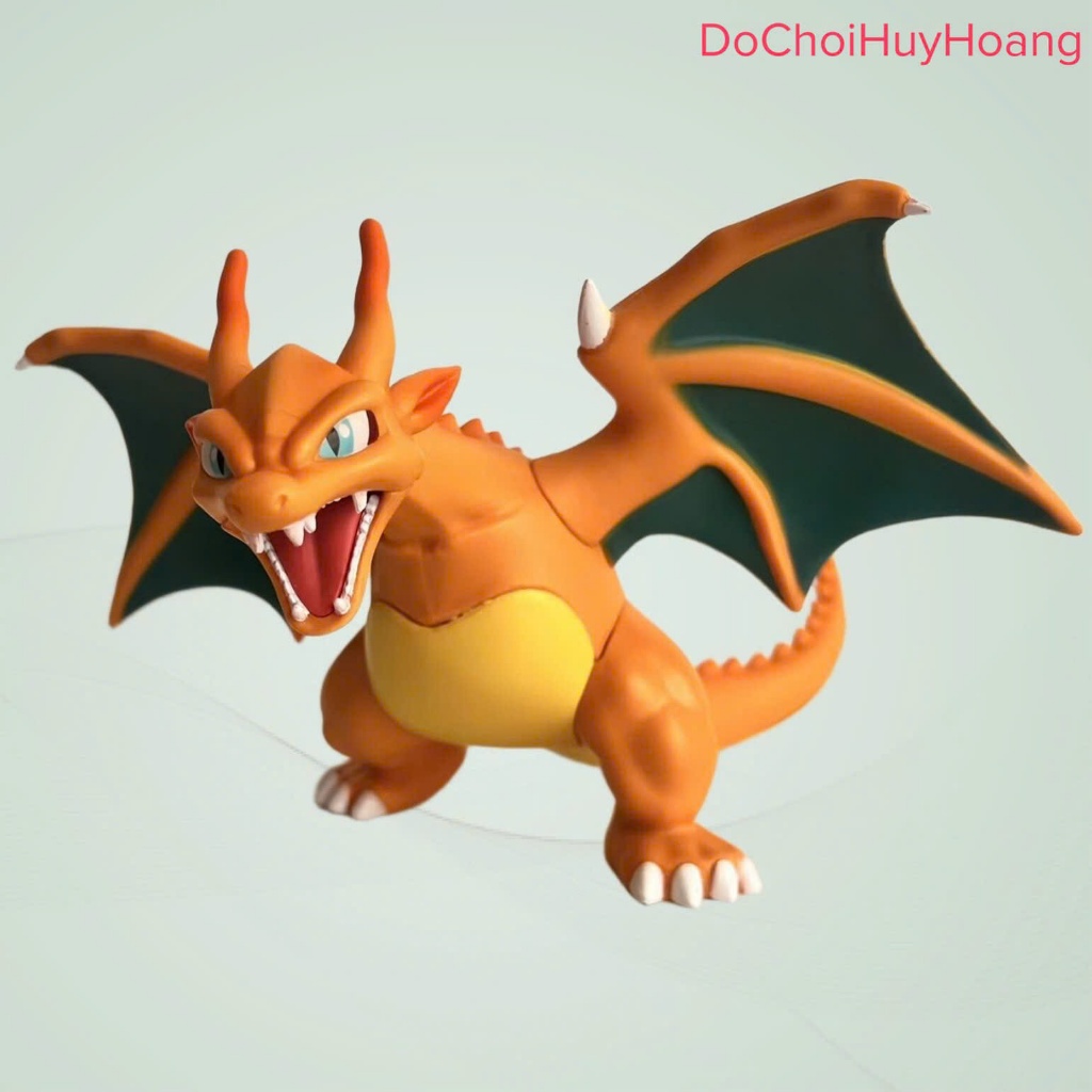 Mô Hình tượng nhân vật Charizard dang cánh 11cm