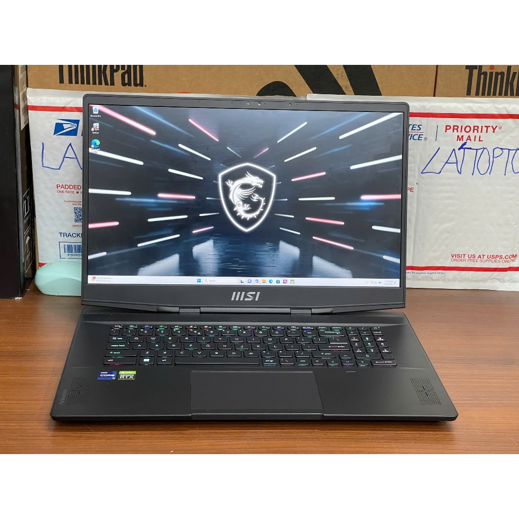 LAPTOP GAMING MSI GS77/CORE I9 12900H/RAM 16GB /SSD 512GB,1TB/RTX 3060 6GB/17.3 FHD 144HZ/USED GOOD