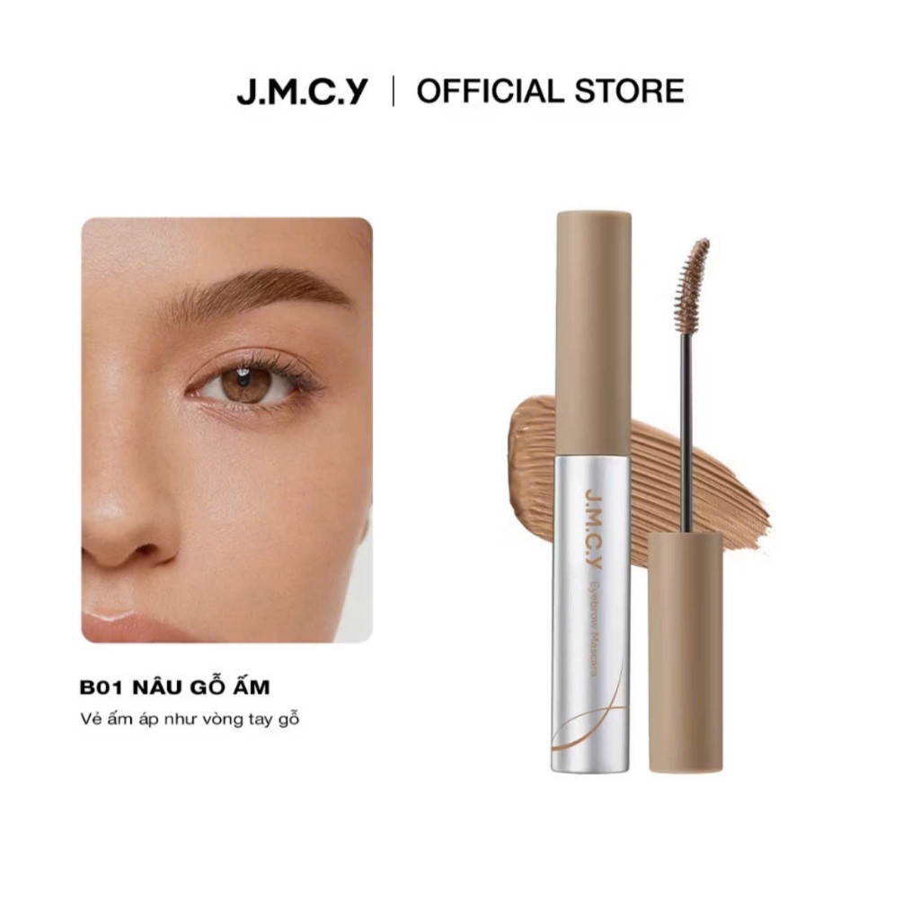 [Pass KOC 99%][Đã Mở Seal] B01 - ￼JMCY Mascara kẻ mày nhiều màu Đi kèm cọ chải cho kết cấu mịn mượt 