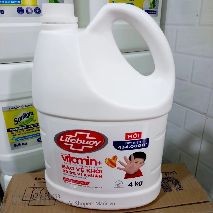 [Top Value] LIFEBUOY RỬA TAY CAN 4KG