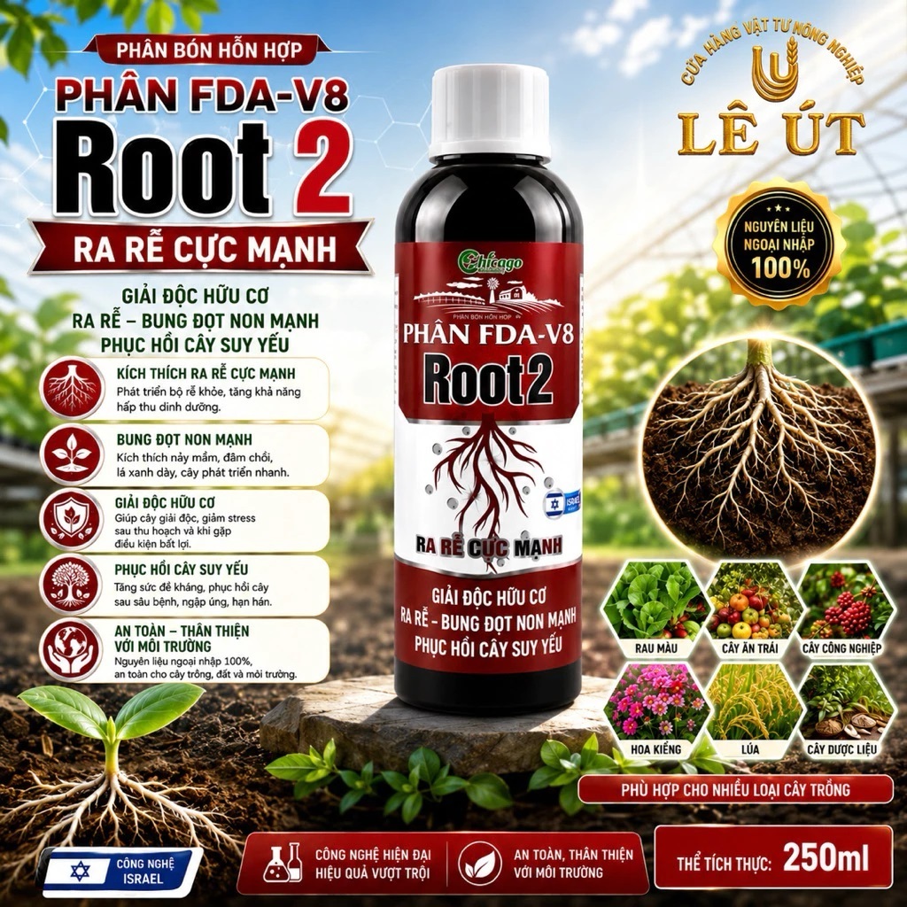 ROOT 2 RA RỄ CỰC MẠNH PHÂN BÓN HỖN HỢP