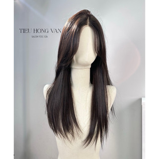 [ST-13] TÓC SIÊU DA ĐẦU LƯỚI T - 2 MÁI DÁNG THẲNG (60cm)