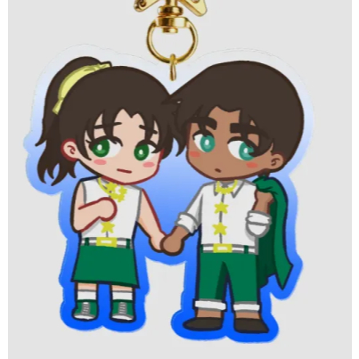 Heiji & Kazuha M27 Acrylic Keychain | Detective Conan