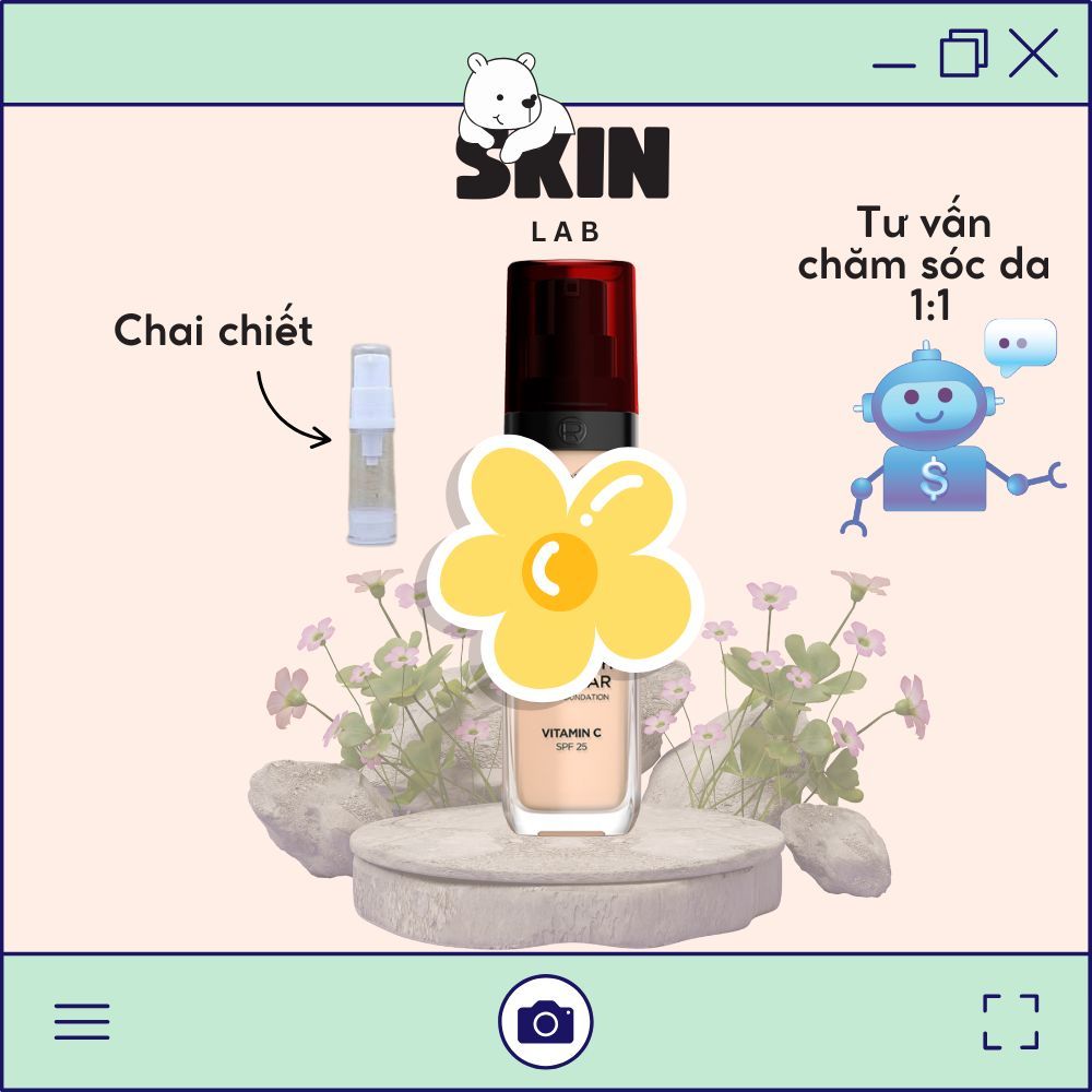[LINK CŨ 300+]_Kem nền LoRel che phủ 32H Foundation Vitamin C SPF 25