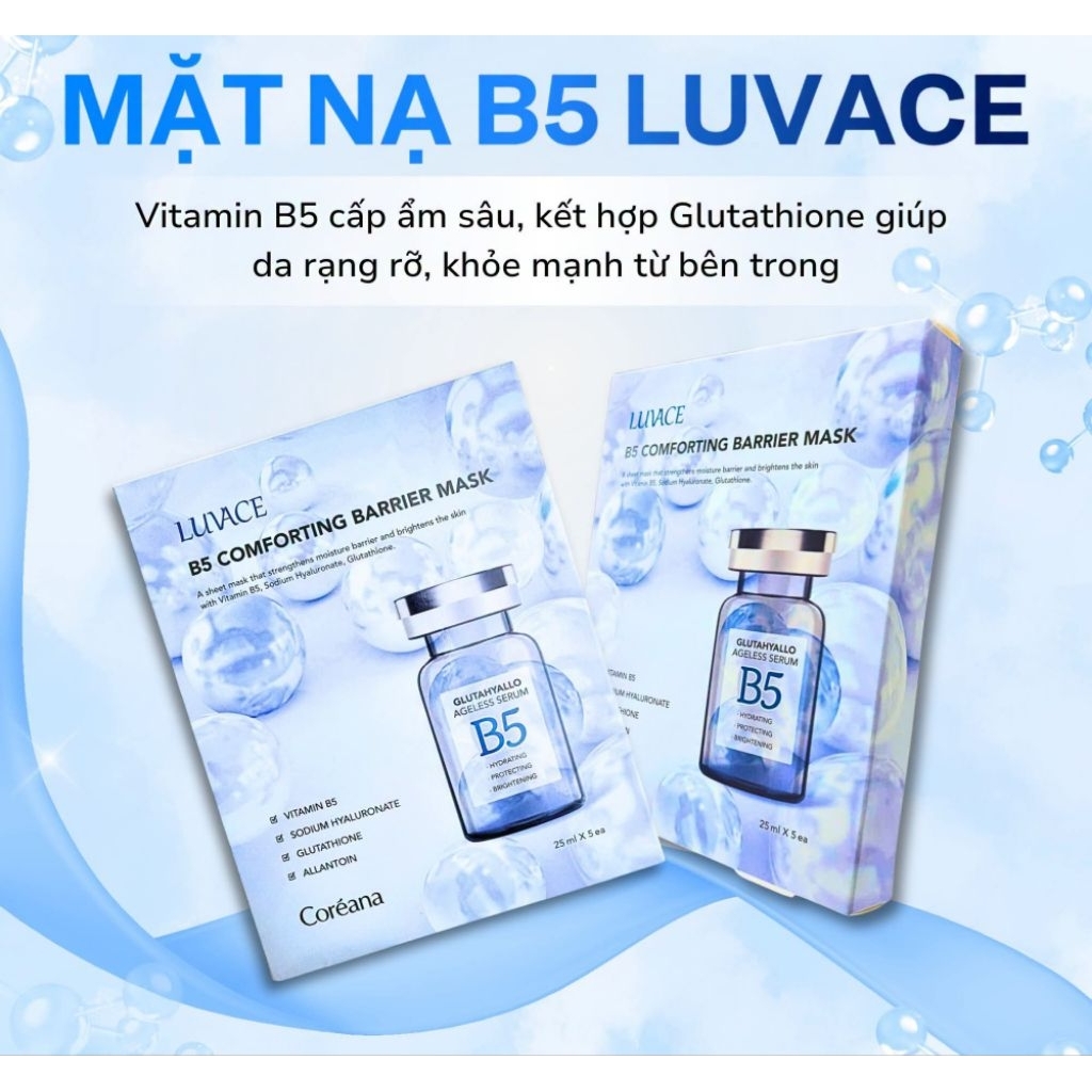 Mặt nạ Luvace B5 [1 hộp/5 miếng]