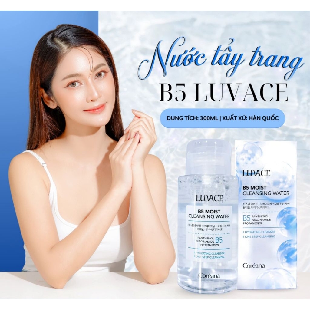 Nước tẩy trang Luvace B5