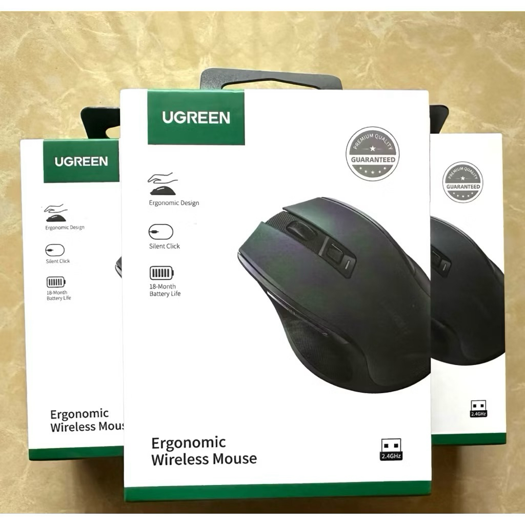Chuột Không Dây Ugreen Silent MU006, Đen (15063)