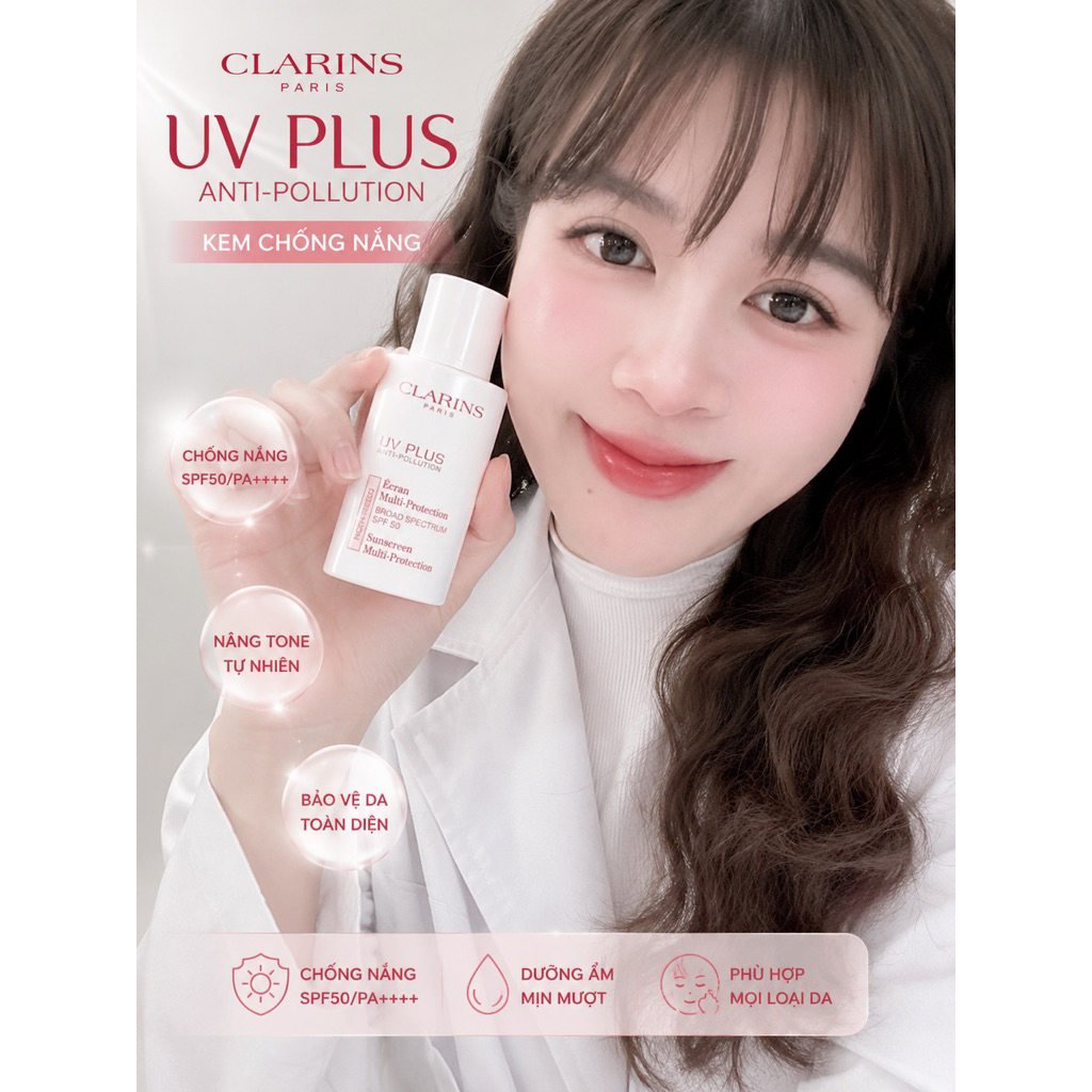 Kem Chống Nắng Clarins UV Plus Advanced Rosy Glow