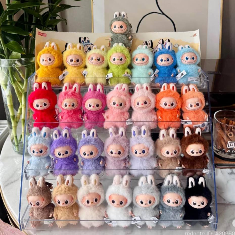 [CHÍNH HÃNG] Blindbox The Monsters Pin For Love Móc Khóa Gấu Bông Labubu V4 - CHỌN chữ