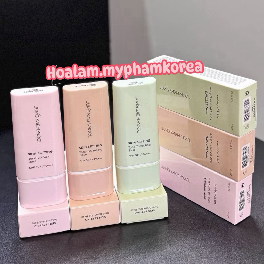 [CHÍNH HÃNG 100%] KEM LÓT JUNG SAEM MOOL SKIN SETTING