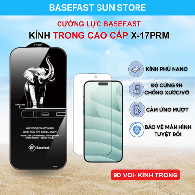 Kính Cường Lực 9D Basefast Dán Màn Hình Trước dùng cho máy từ X-17PRM Chống mẻ xước màn