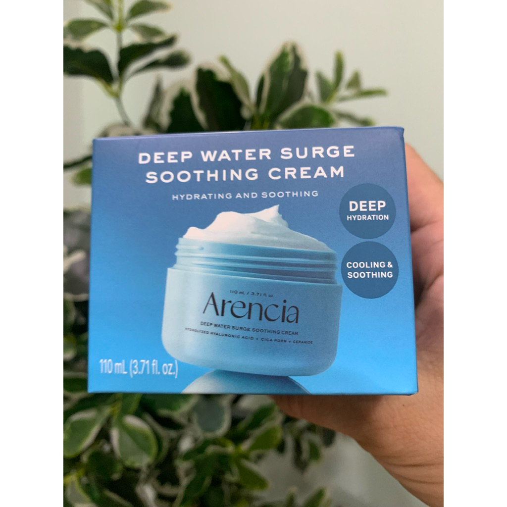 [Arencia] Kem DƯỠNG àm dịu da ARENCIA Deep Water Surge SOOTHING CREAM 110ml HÀN QUỐC